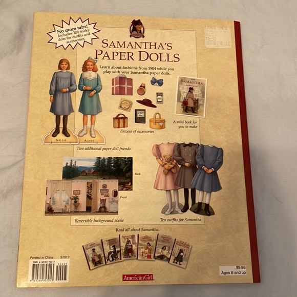 Authentic American Girl - Samanthas Paper Dolls Book - Picture 2 of 4
